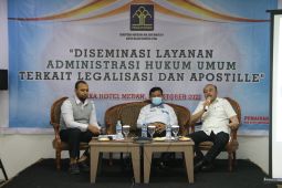 Kanwil Kemenkumham Sumut adakan diseminasi layanan AHU terkait apostille