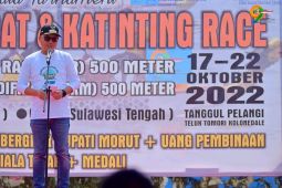 Bupati Morut buka lomba perahu katinting