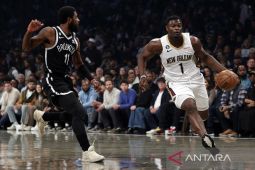 NBA: New Orleans Pelicans hancurkan Nets 130-108 diwarnai 25 poin dari Zion Williamson