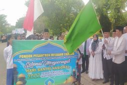 Ribuan santri Merangin Jambi pawai Hari Santri 2022