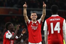 Arsenal kalahkan PSV Eindhoven dan lolos ke 16 besar Liga Europa