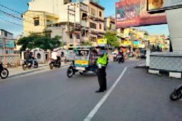 Sat Lantas Polres Tebing Tinggi giat pengaturan lalu lintas