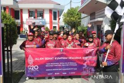 Kemenkumham Kalsel gelar jalan sehat Semarak G20