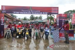 Kemenkumham Kalsel tur sepeda motor di Banjarmasin semarakkan G20