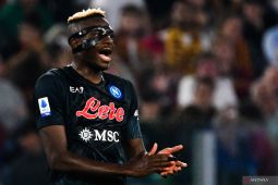 Gol Victor Osimhen antarkan Napoli menang 1-0 atas AS Roma