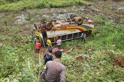Polisi ungkap penyebab Bis Putra Kembar yang jatuh di jurang Kenerak