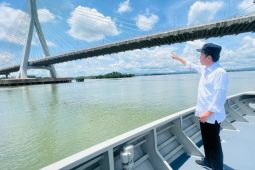 Presiden Jokowi lihat kemajuan pembangunan IKN