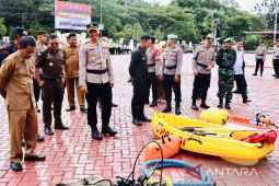 Polres Nagan Raya gelar apel kesiapsiagaan bencana