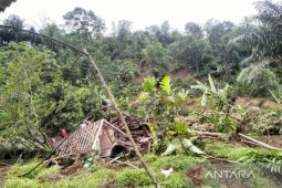 BPBD Garut cek dampak tanah longsor di Cisurupan Bungbulang