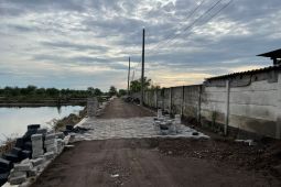 Pavingisasi jalan menuju JLLT di Medayu Utara Surabaya selesai Desember