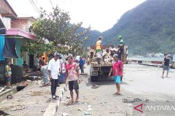 Ratusan rumah di  Sangihe terendam akibat gelombang pasang