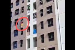 Ibu rumah tangga nekat panjat jendela Rusun Rorotan