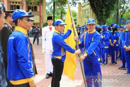 Almien lepas atlet Porprov berlaga di HSS