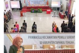 60 anggota Panwaslu se-Tapteng dilantik, Pj bupati tegaskan profesionalisme