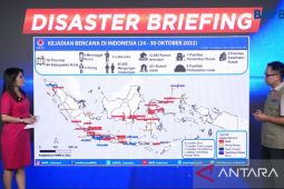 BNPB catat 8 orang meninggal akibat bencana hidrometeorologi basah sepekan