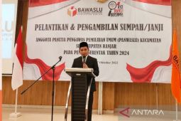 468 Panwaslu kecamatan kawal Pemilu 2024 di Kalimantan Selatan