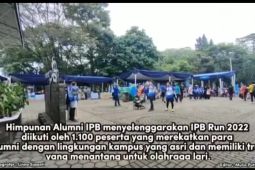 1.100 peserta IPB Run 2022 antuasias ikuti lomba dan tanam pohon (video)