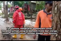 Relawan PMI dikerahkan bantu pulihkan aktivitas warga pasca-banjir di Purabaya
