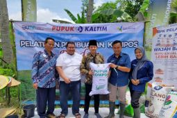 Pupuk Kaltim mulai program makmur di Trenggalek edukasi petani tata cara pengomposan