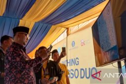 Pemkot Jambi edukasi pedagang dan pembeli di pasar pakai QRIS