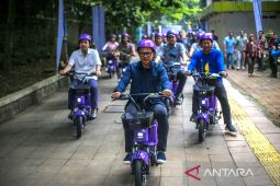 Ini panduan parkir sepeda listrik Beam Rover, agar tak ganggu pejalan kaki