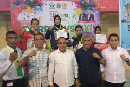Kota Medan juara umum tinju Porprov Sumut 2022