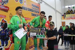 Dua atlet cabor karate Kontingen HSS kembali torehkan prestasi