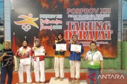 Atlet tarung derajat Pontianak sabet 11 medali emas di Porprov XIII Kalbar