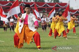 SMP Muhammadiyah 2 Surabaya persembahkan "Tari Laskar Suroboyo" pada Hari Pahlawan 2022