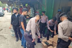 Ratusan botol Miras diamankan Polres Serang dalam Ops Pekat Maung