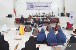 PT Timah bakti sosial HUT MIND ID di Pondok Pesantren Al Muhajirin Bangka Tengah