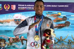 Perenang Kabupaten Bekasi sumbang empat medali emas Porprov Jabar