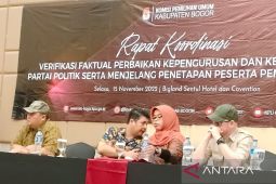 KPU Bogor beri waktu tambahan hingga 7 Desember empat parpol yang belum penuhi syarat