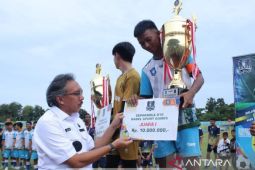 Meriahkan HUT Babel Ke-22, SKO M.Noer raih juara 1 Kejuaraan Sepak Bola U-16