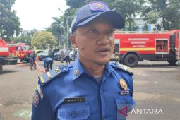 5 mobil damkar padamkan kebakaran di Kantor PN Cibinong