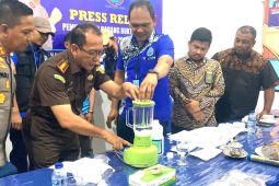 BNN Pidie musnahkan barang bukti sabu-sabu