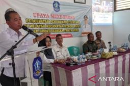 Bupati Bangka minta kepala desa mendukung upaya penanggulangan stunting