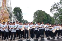 Tarung Tabuh Kompangan di Kota Jambi masuk MURI