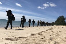 Panglima TNI Andika Perkasa ingin konsep latihan bersama serbuan amfibi lebih menantang