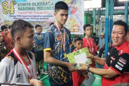 Turnamen Bulutangkis Piala Wali Kota Sibolga Tahun 2022 resmi ditutup