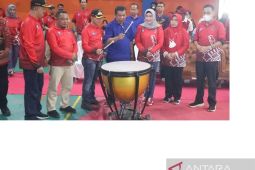 Puluhan tim Marching Band berebut piala Bupati Cup 2022