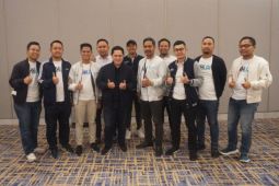"Nobar" Piala Dunia, Erick Thohir ajak millennials BUMN Surabaya Raya kompak