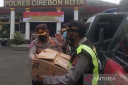Polres Cirebon Kota distribusikan bantuan untuk korban gempa Cianjur