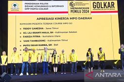 MPO Golkar Kalsel masuk terbaik pelatihan kekuatan "branding" parpol