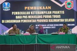Pembekalan keterampilan praktis purna tugas ASN diharapkan tingkatkan ekonomi keluarga