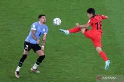 Uruguay dan Korea Selatan bermain imbang tanpa gol