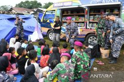 TNI AL bantu pendampingan trauma "healing" para korban gempa di Cianjur