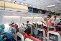 2 penerbangan umrah berangkat dari Bandara Kertajati
