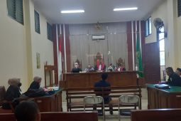 Terdakwa aniaya korban tak terima dirinya ditagih hutang