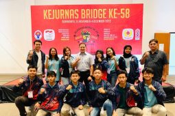 Ketum Gabsi Jatim semangati atletnya di Kejurnas Bridge ke-58 di Solo